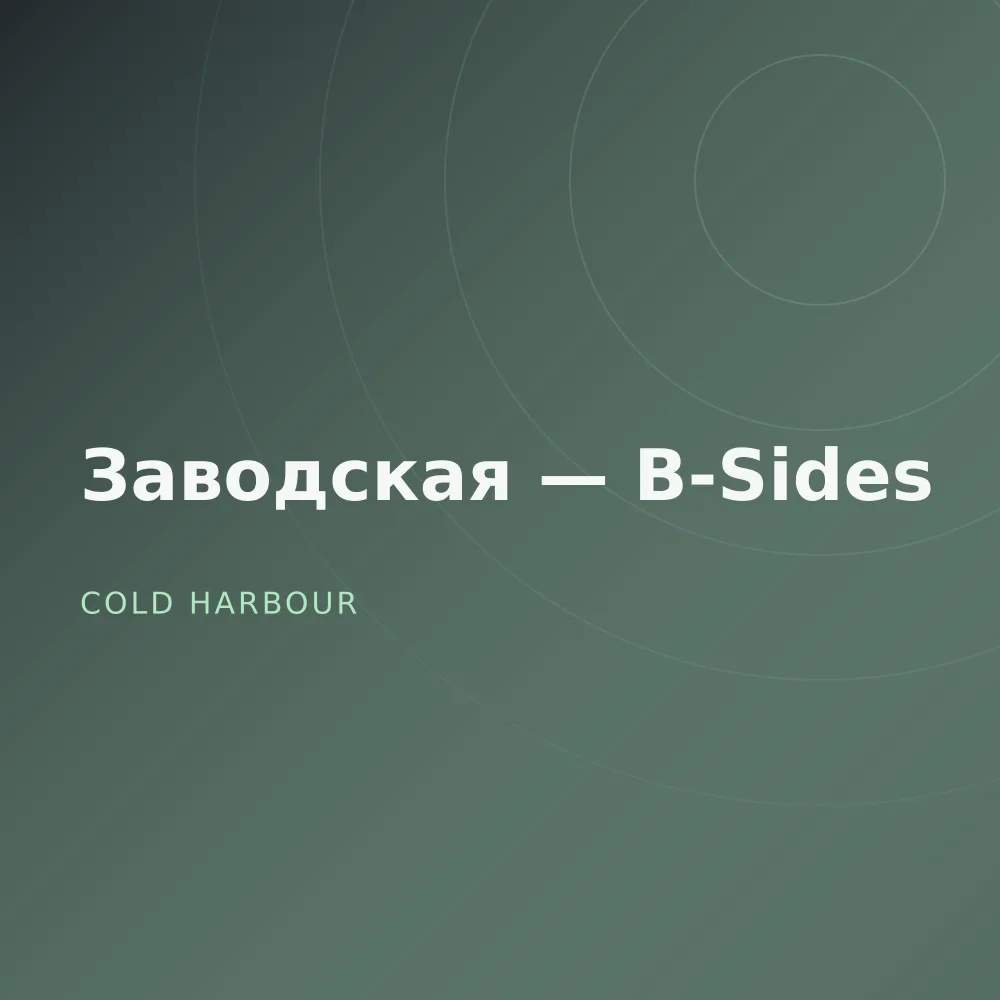 Заводская — B-Sides