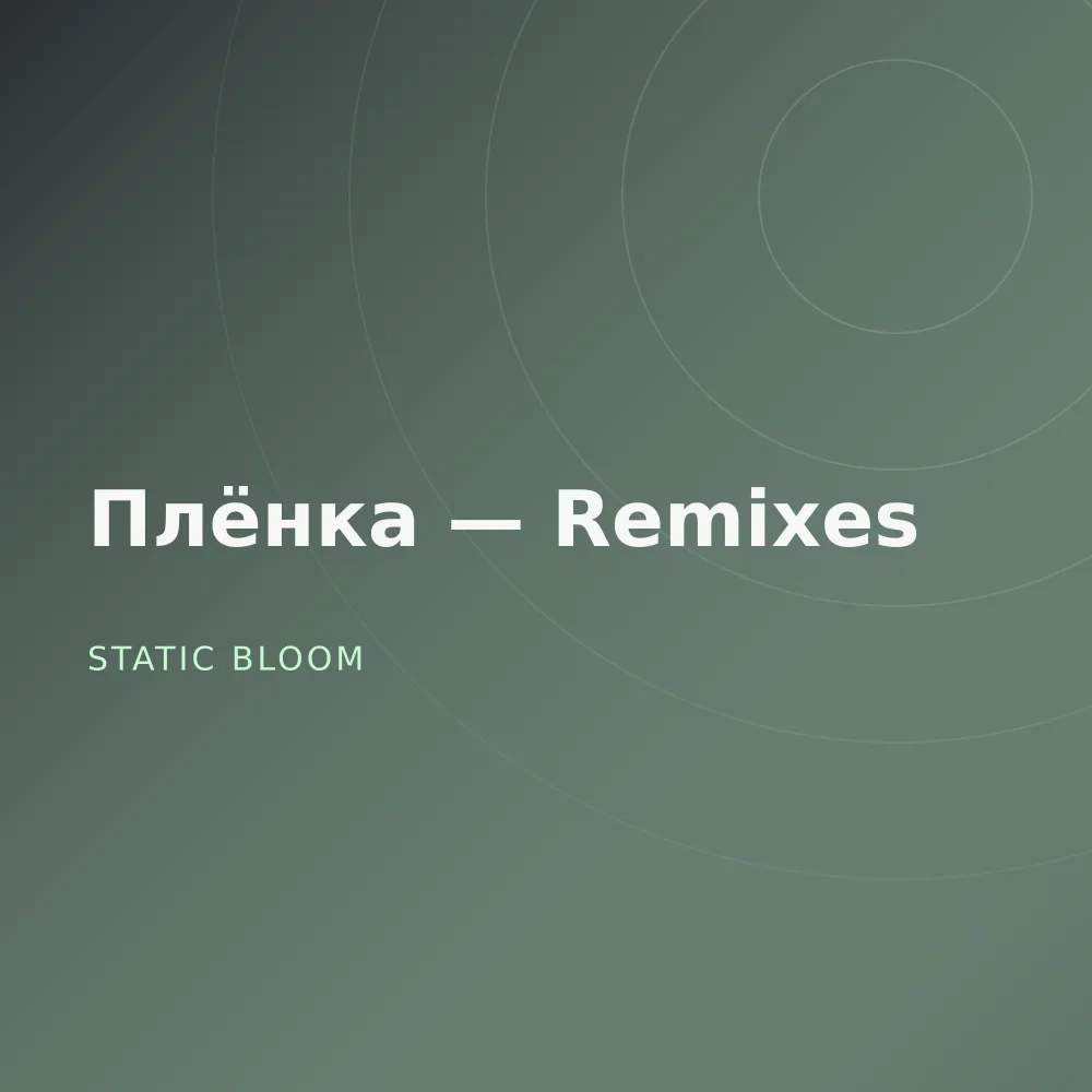 Плёнка — Remixes