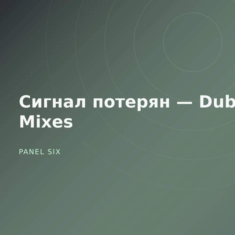 Сигнал потерян — Dub Mixes