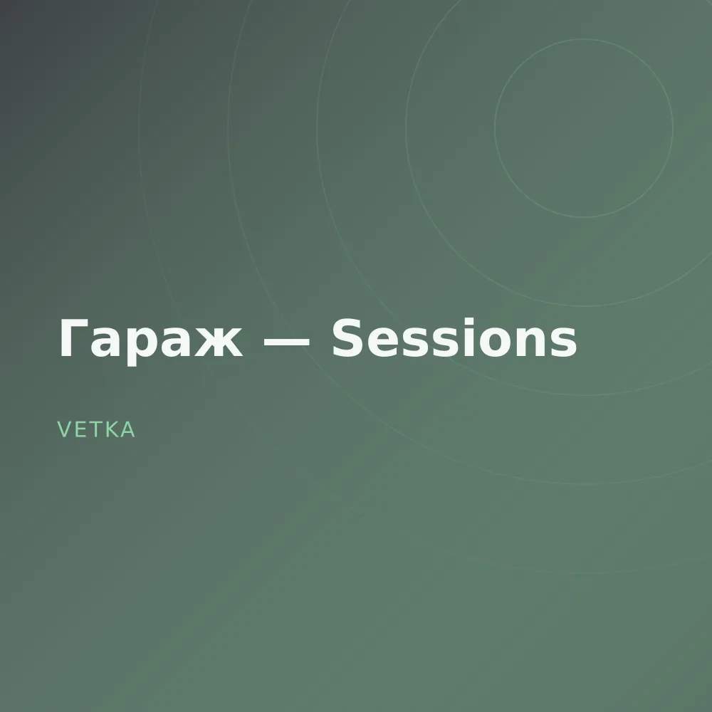Гараж — Sessions
