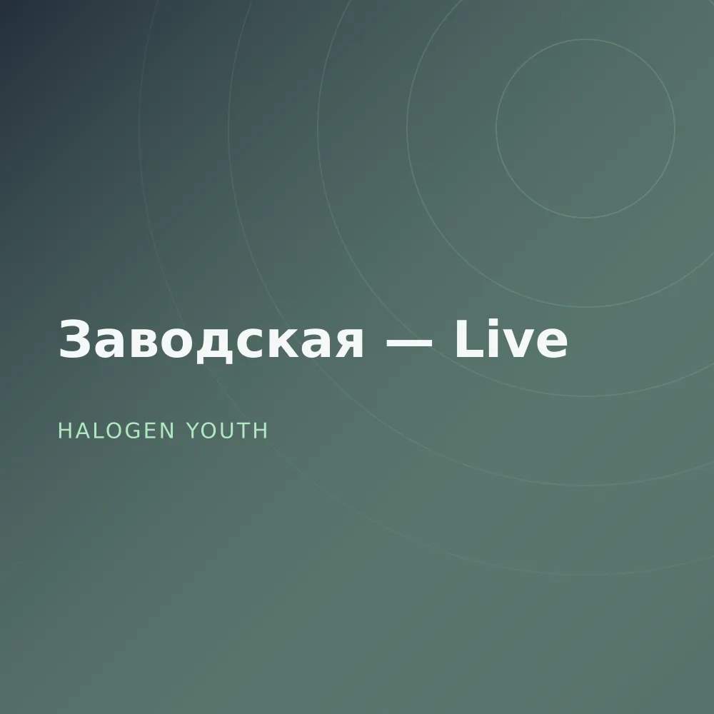 Заводская — Live