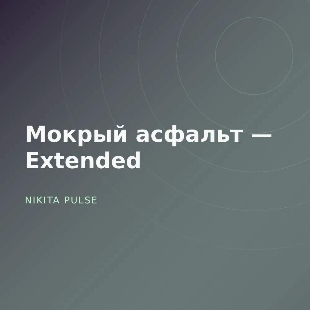 Мокрый асфальт — Extended