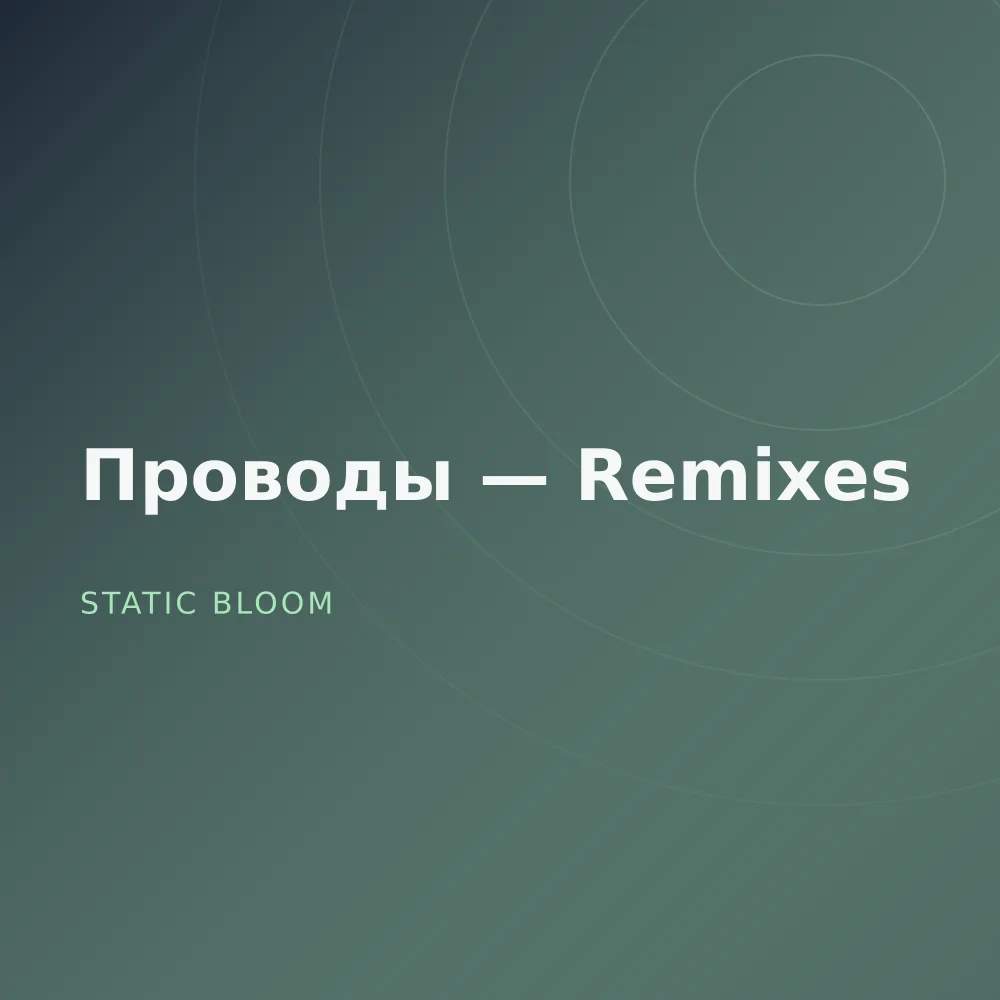 Проводы — Remixes