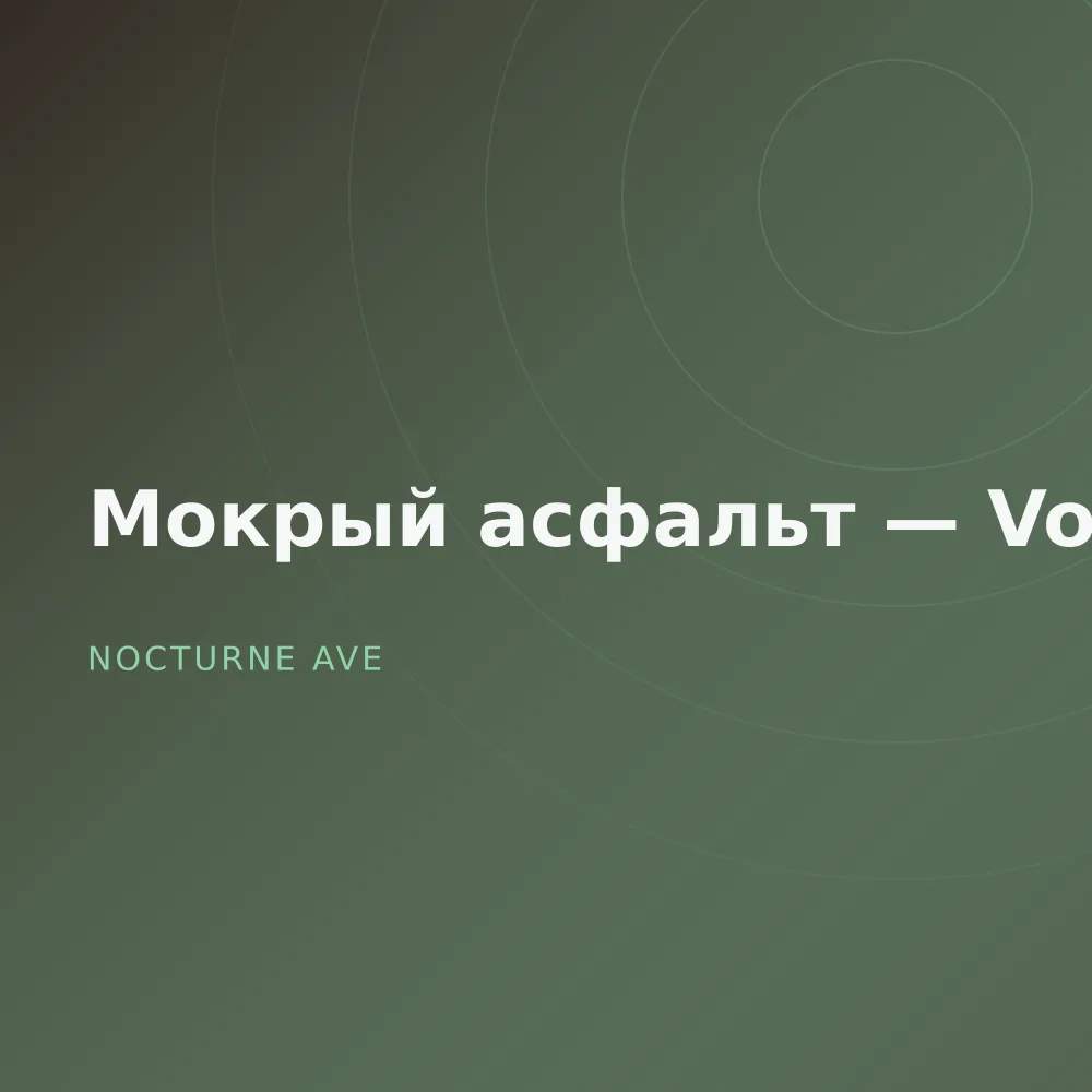 Мокрый асфальт — Vol. 2