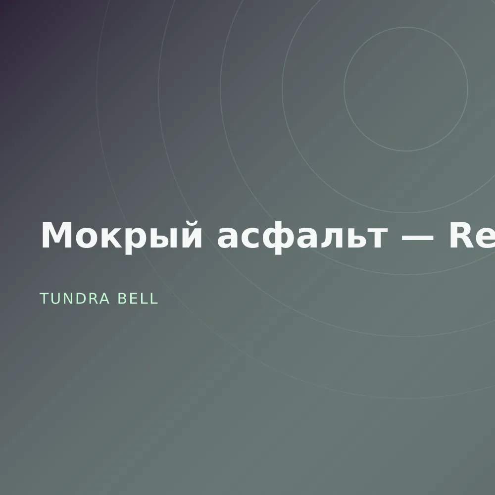 Мокрый асфальт — Remixes