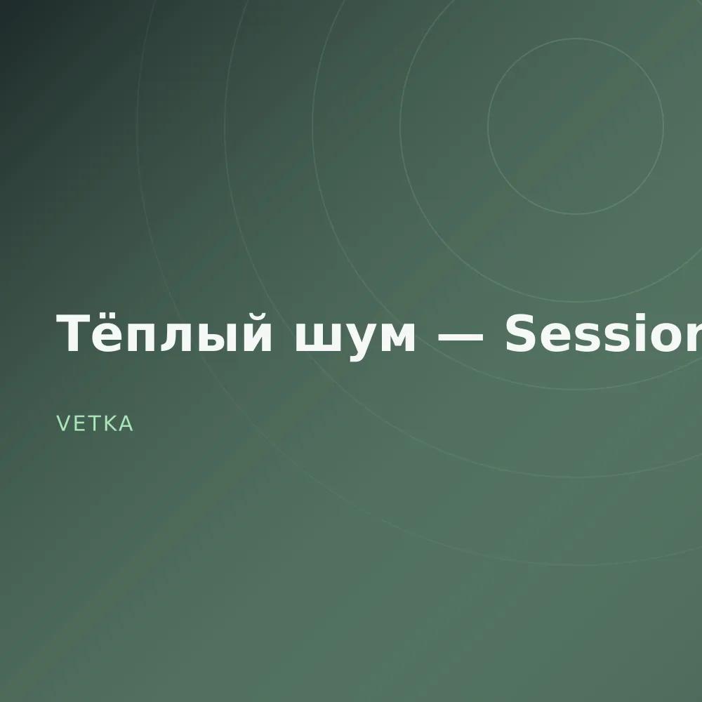Тёплый шум — Sessions