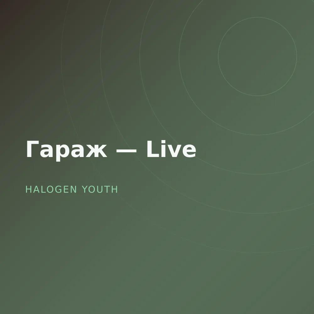 Гараж — Live