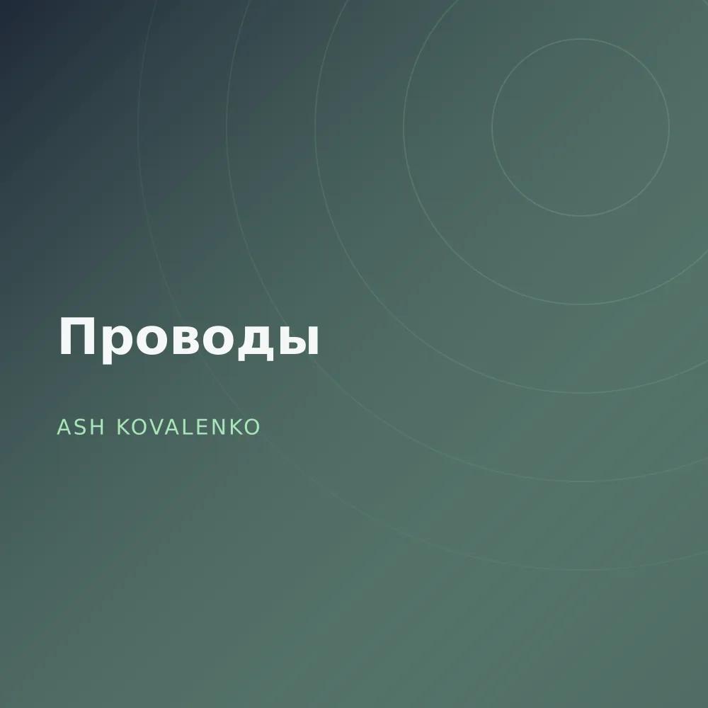 Проводы