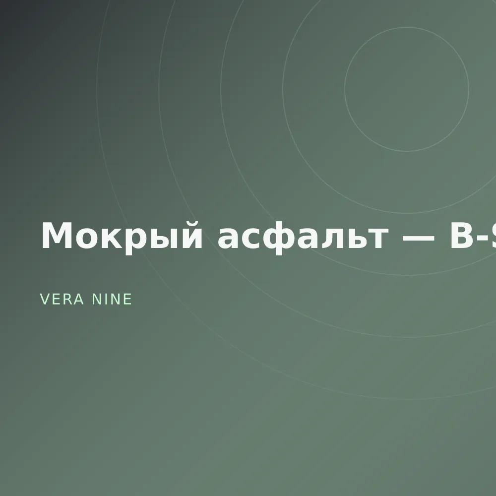 Мокрый асфальт — B-Sides